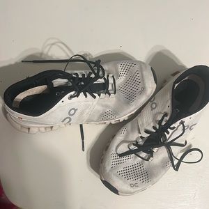 Black and white on clouds